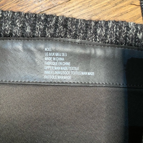 JUSTFAB Noel Gray Buckle  Boots Lug Sole Women’s US 8 - Picture 7 of 11